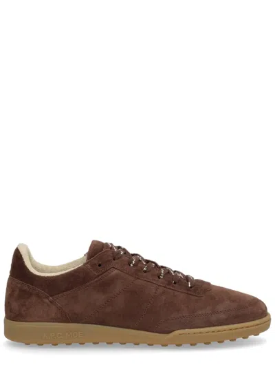 A.p.c. Sneaker Moe In Brown