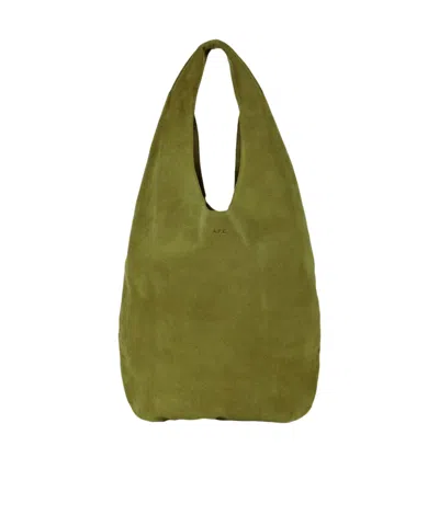A.p.c. Snow Bag In Green