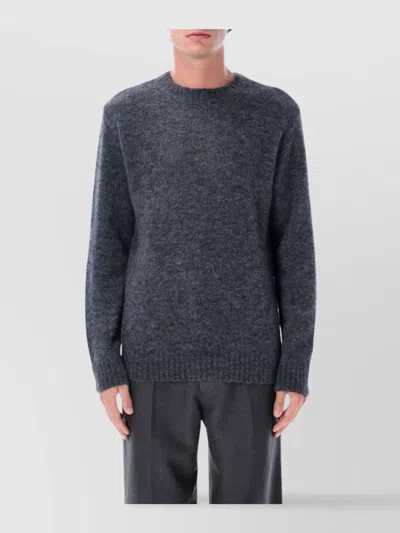 APC SOFT KNIT SWEATER WITH RIBBED CUFFS AND HEM