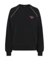 Apc A.p.c. Logo Embroidered Crewneck  Sweatshirt In Black