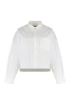 Apc Sophia Cotton Shirt In White
