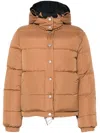 Apc Sophie Padded Jacket In Brown
