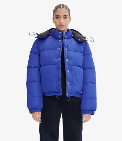 Apc Sophie Puffer Jacket 40 Blue
