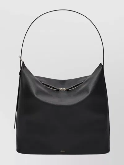 Apc Spacious Vera Shoulder Bag Made From Leather