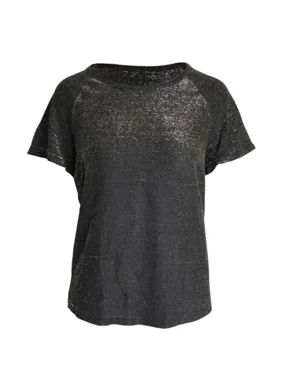 Pre-owned Apc Sparkly Short-sleeve T-shirt In Black