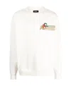 Apc Spring Cotton Sweatshirt In White