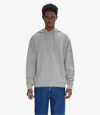 Apc Standard A. P.c. Brodé Hoodie (m) Xl Heather Gray In Heather Gray
