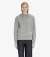 Apc Standard A. P.c. Brodé Hoodie (w) S Heather Gray In Heather Gray
