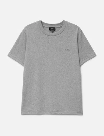 Apc Standard A.p.c Brode T-shirt In Gray