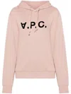 Apc A. P.c. Standard Big Vpc Hoodie In Pink