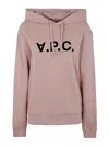 Apc A.p.c. Standard Big Vpc Hoodie Clothing In Pink