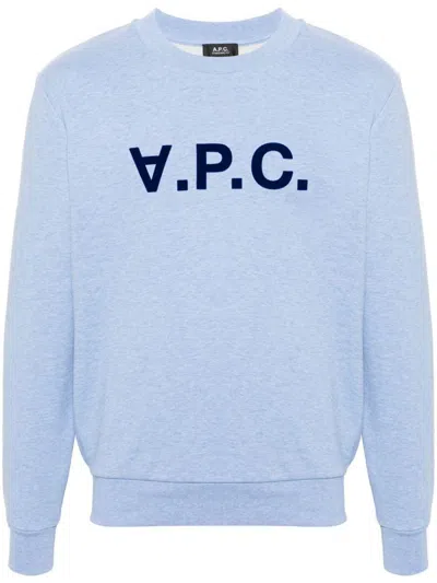 Apc A.p.c. Standard Big Vpc Sweater Clothing In Blue