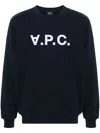 Apc A.p.c. Sweatshirt Logo In Blue