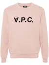 Apc Standard Big Vpc Sweater In Pink & Purple