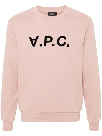 Apc Standard Big Vpc Sweater In Pink