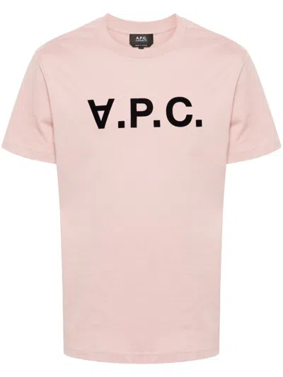 Apc Standard Big Vpc T-shirt In Pink