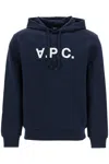 Apc A.p.c. Standard Grand Vpc Cotton Hoodie In Blue