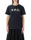Apc A.p.c. Standard Grand Vpc Cotton T-shirt In Black
