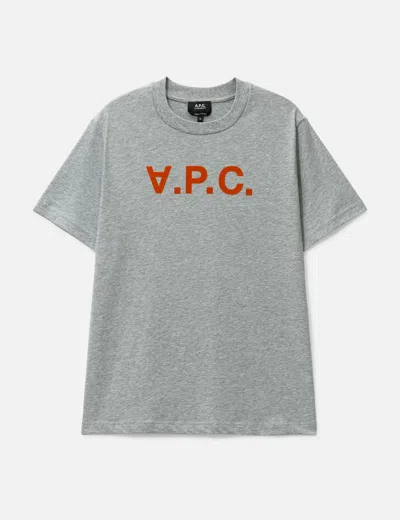 Apc Standard Grand Vpc Gots T-shirt In Gray