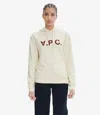 Apc Standard Grand Vpc Hoodie (w) Xs Ecru In Ecru