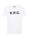 Apc A.p.c. Standard Grand Vpc Logo T-shirt In White