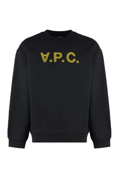 Apc A.p.c. Standard Grand Vpc Oversize Sweatshirt In Black