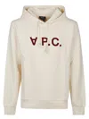 Apc Standard Grand Vpc Sweatshirt In Alg Ecru/bordeaux