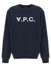 Apc A.p.c. Sweatshirt Logo In Blue