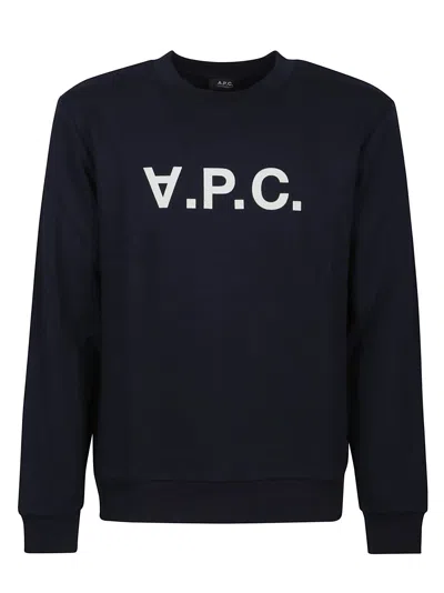 Apc A.p.c. Logo Sweatshirt – Blue