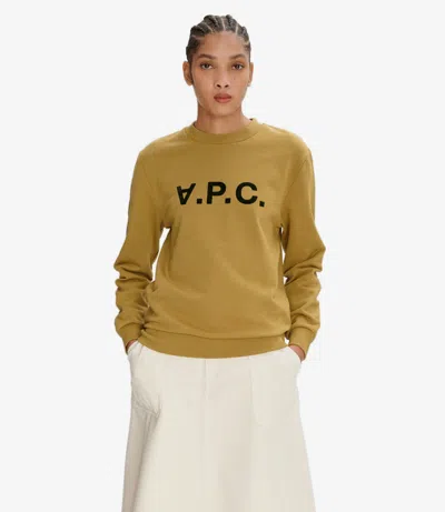 Apc Standard Grand Vpc Sweatshirt (w) Xs Tobacco / Green