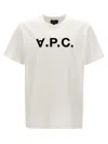 Apc Vpc Short Sleeve T-shirt In Blancdarknavy