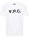 Apc A.p.c. Standard Grand Vpc Cotton T-shirt In White