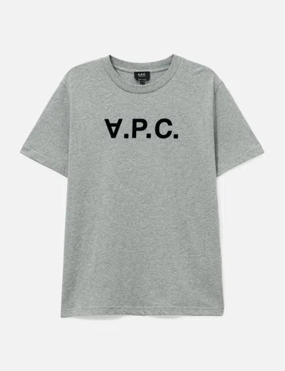 A.p.c. Standard Grand Vpc T-shirt In Gray