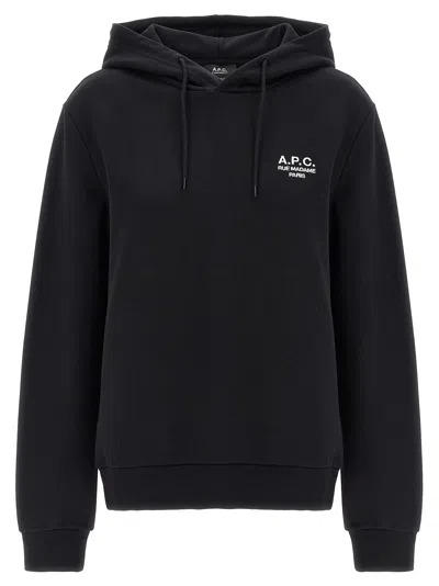 Apc Standard Hoodie In Noirblanc