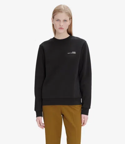 APC STANDARD ITEM SWEATSHIRT (W) S BLACK / WHITE