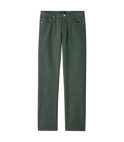 Apc Standard Pants In Kac - Almond Green