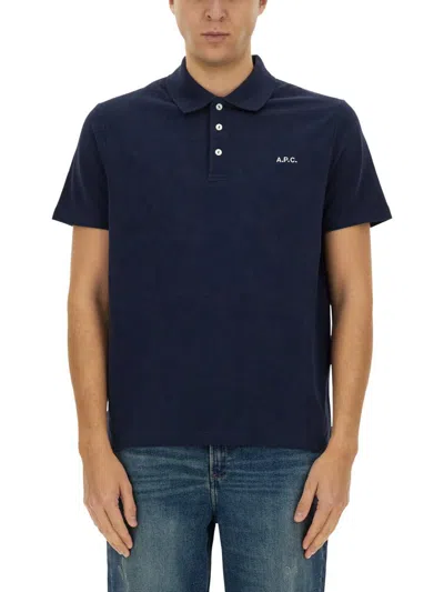 Apc A.p.c. T-shirts And Polos In Blue