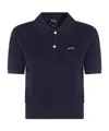 Apc A.p.c. Dark Navy Cotton T-shirt