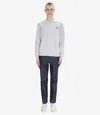 Apc Standard Rue Madame Unisex Sweatshirt (m) M Heather Light Gray In Heather Light Gray