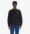 Apc Standard Rue Madame Unisex Sweatshirt (m) M Black / White In Black / White