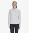 Apc Standard Rue Madame Unisex Sweatshirt (w) 3xl Heather Light Gray In Heather Light Gray