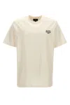 A.p.c. Rue Madame Organic Cotton Jersey T Shirt In White