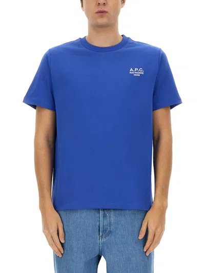 Apc Standard Rue Madame T-shirt In Blue