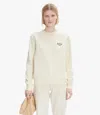 Apc Standard Rue Madame Unisex Sweatshirt (m) L Alj In Alj - Ecru/khaki