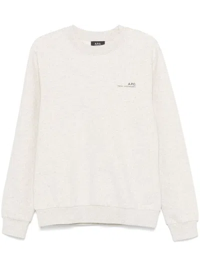 Apc Standard Sweatshirt In Neutrals