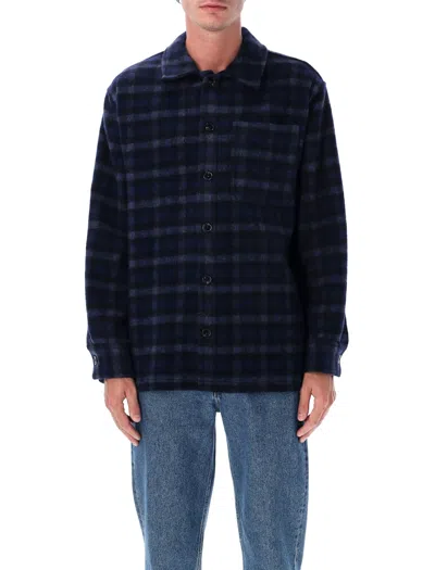 APC A.P.C. STANLEY CHECKED WOOL OVERSHIRT