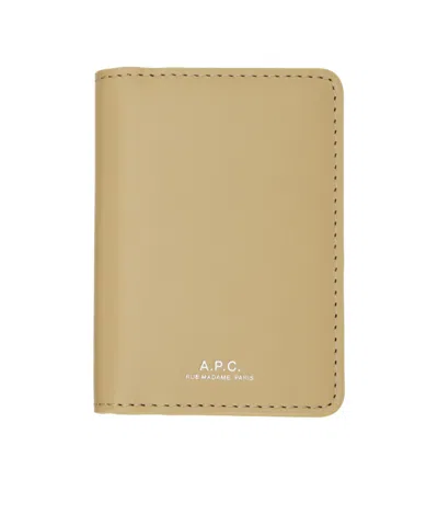 A.p.c. Stefan Card Pack In Nude
