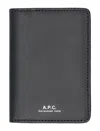 Apc Compact Leather Cardholder Stefan