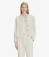 Apc Stella Jacket 42 Ecru In Ecru