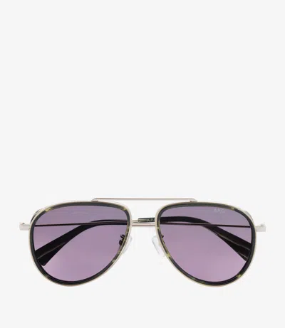 Apc Sterling Sunglasses One Size Khaki In Purple